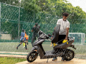 lectric-Motorbike-in-the-Rain
