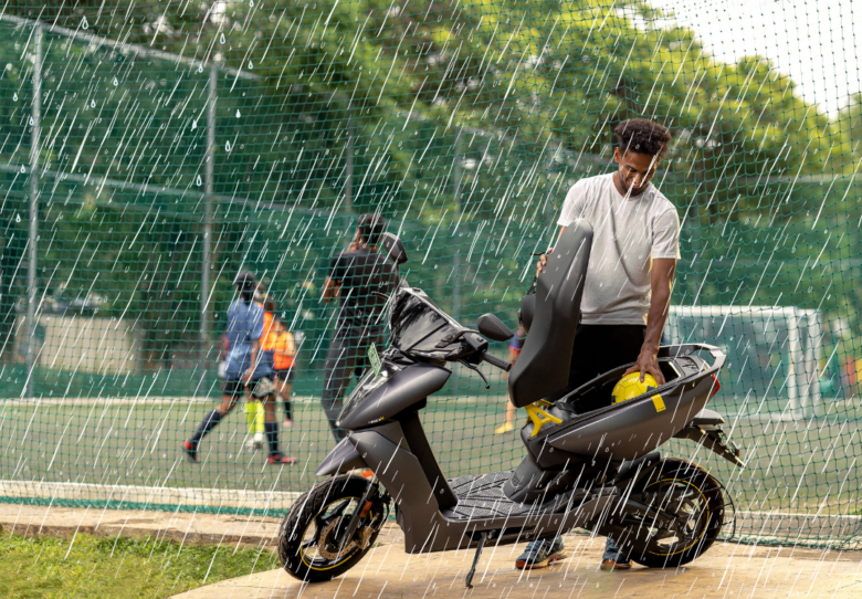 lectric-Motorbike-in-the-Rain