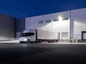 Tesla Semi Trucks Roll Out